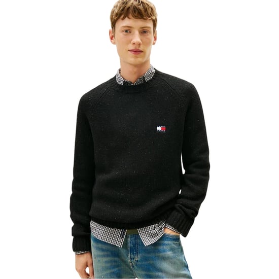 Tommy Jeans - Sweatshirt für Herren, Rundhalsausschnitt, Jerseyware (Schwarz) - Image 4