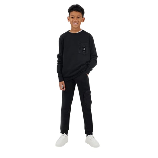 Brave Soul - Sweatshirt für Kinder, Langärmlig (Samtschwarz) - Image 4