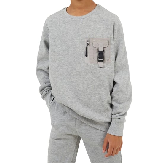 Brave Soul - Sweatshirt für Kinder, Langärmlig (Hellgrau) - Image 2