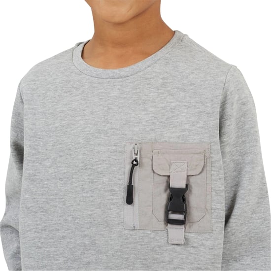 Brave Soul - Sweatshirt für Kinder, Langärmlig (Hellgrau) - Image 4