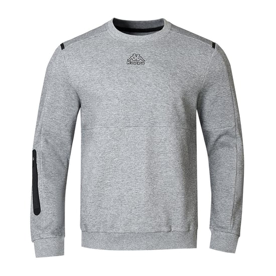 Kappa - Sweatshirt für Herren, Teddy-Stoff (Grau meliert) - Image 1