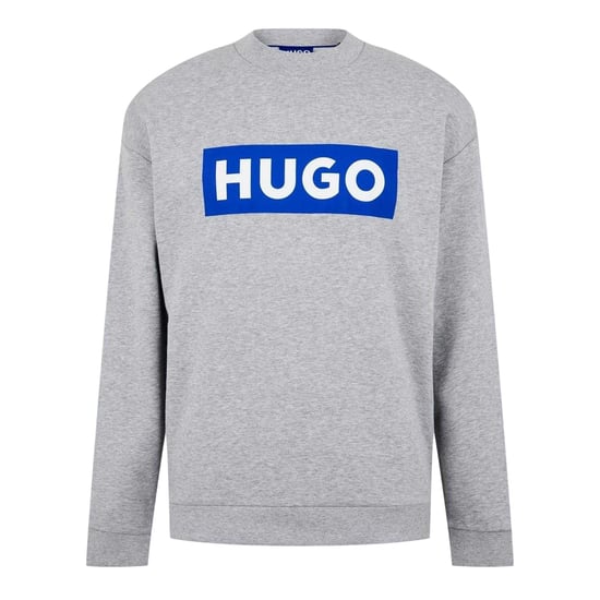 Hugo - "Niero" Sweatshirt für Herren, Rundhalsausschnitt (Grau meliert) - Image 1