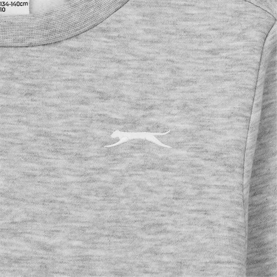 Slazenger - Sweatshirt für Jungen, Fleece (Grau meliert) - Image 3