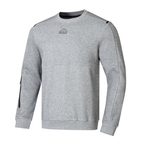 Kappa - Sweatshirt für Herren, Teddy-Stoff (Grau meliert meliert) - Image 1