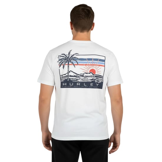 Hurley - "Throwback" T-Shirt für Herren (Weiß) - Image 3