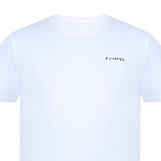 Firetrap - T-Shirt für Herren, Baumwolle (Weiß) - Image 3