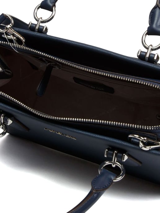 Michael Kors Satchel-Tasche Navy - Image 4