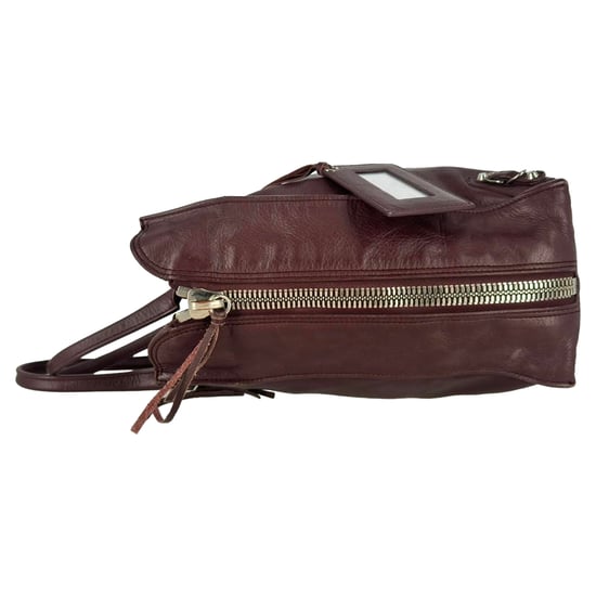 Balenciaga Papier A4 Mini-Tote mit Reißverschluss in burgunderrotem Leder - Image 5