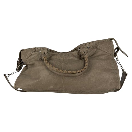 Balenciaga Motocross City Bag aus beigefarbenem Leder - Image 4