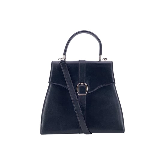 Gucci Vintage Lederhandtasche mit Drehverschluss - Image 1