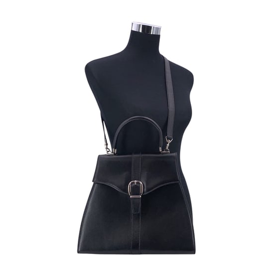 Gucci Vintage Lederhandtasche mit Drehverschluss - Image 2