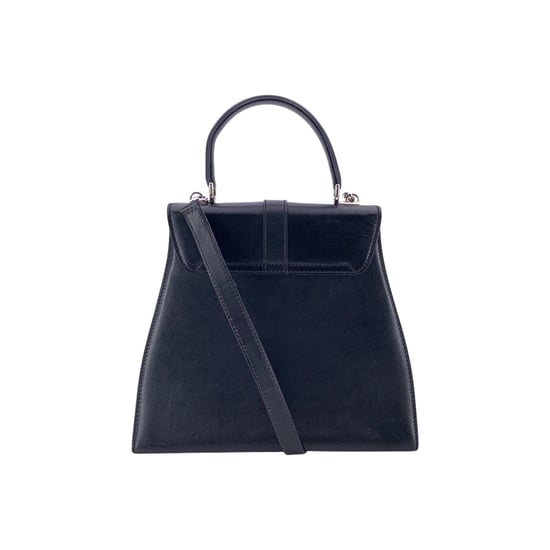 Gucci Vintage Lederhandtasche mit Drehverschluss - Image 3