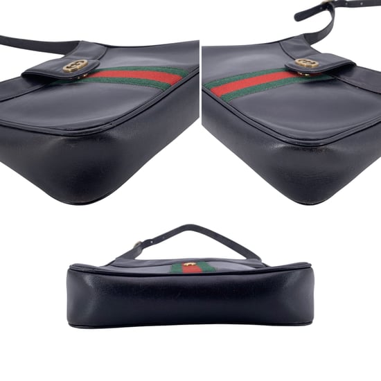 Gucci Vintage Lederschultertasche Nicht zutreffend - Image 4
