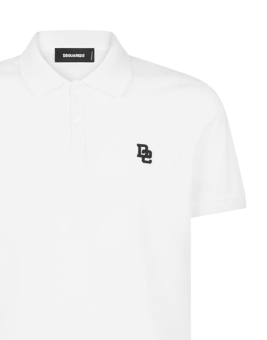 Dsquared2 Tennis-fit Poloshirt mit D2-Logo - Weiß - Image 5