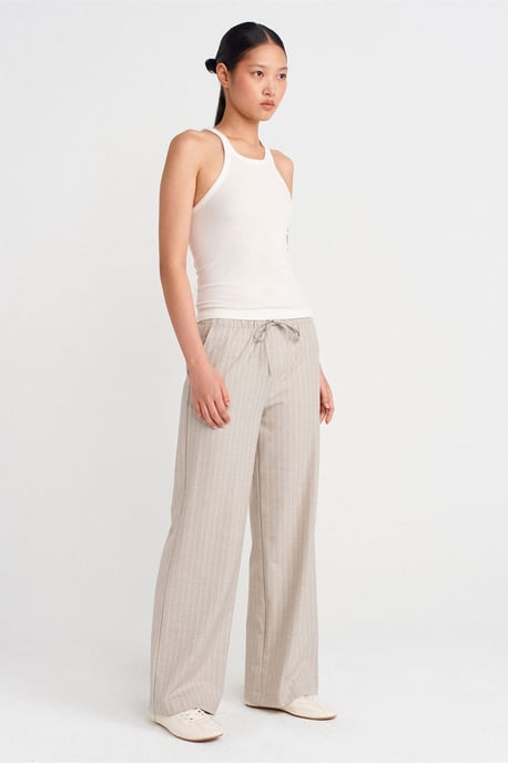 Rippstrick-Baumwoll-Ärmellose Cami-Bluse - Image 4