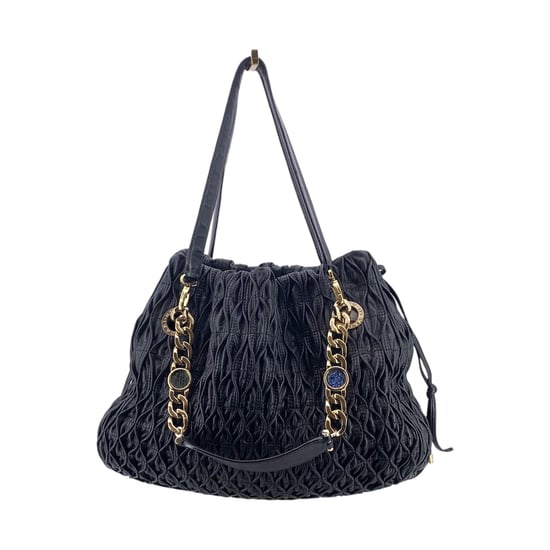 Bvlgari Leder-Einkaufstasche Monete - Image 1