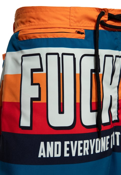 King Kerosin Herren Badeshorts Fuck You - Image 3