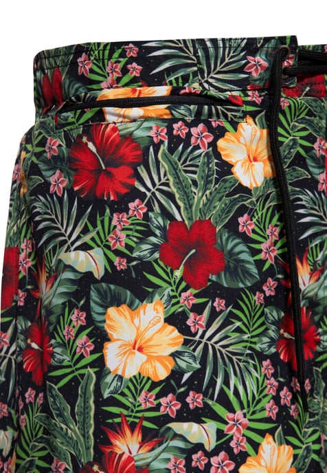 King Kerosin Herren Badeshorts Hibiscus - Image 3