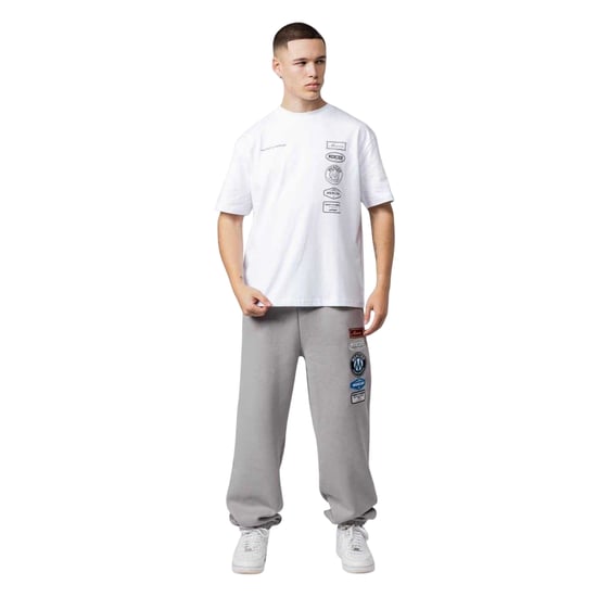 Mercier - "2.0" T-Shirt für Herren, Rundhalsausschnitt, Übergroß (Weiß) - Image 3
