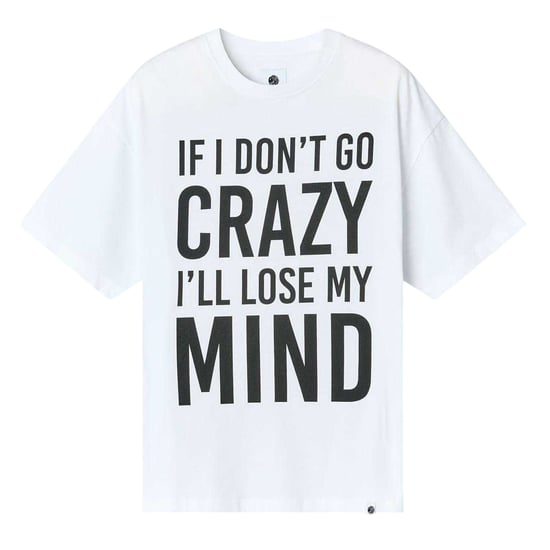 Pretty Green - "If I Don´t Go Crazy" T-Shirt für Herren, Regulär (Weiß) - Image 2