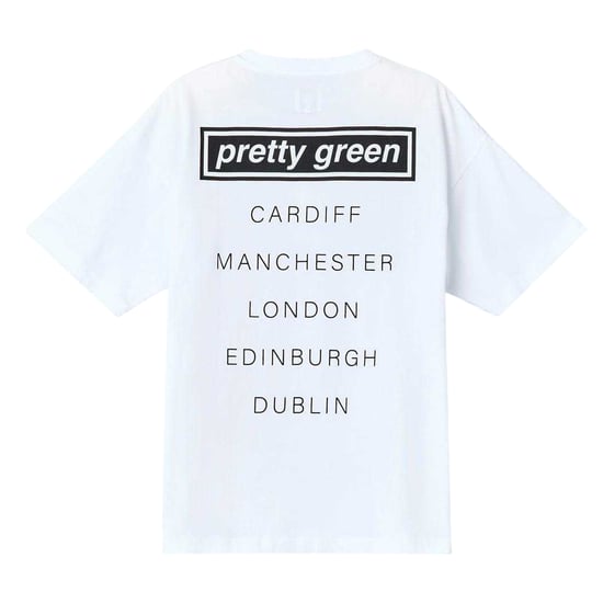 Pretty Green - "Live Forever" T-Shirt für Herren (Weiß) - Image 3