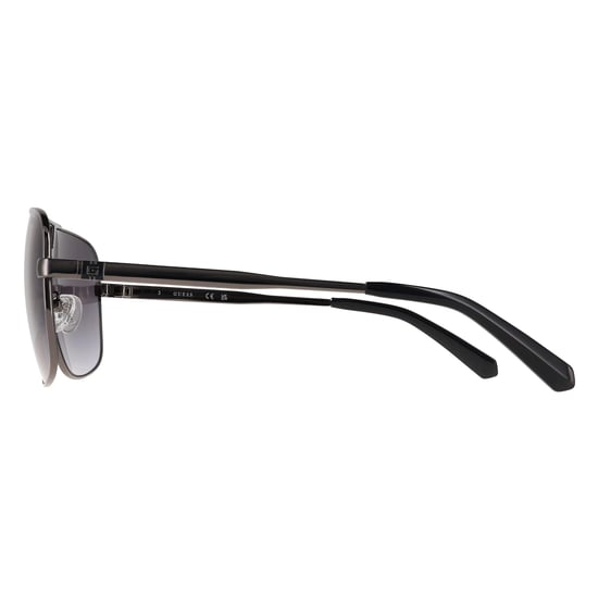 Guess GU00070 08B glänzende gunmetal rauchgraue Sonnenbrille mit Farbverlauf - Image 3