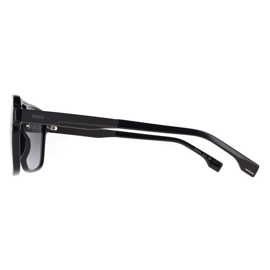 Hugo Boss BOSS 1766/S 807 9O matte schwarze dunkelgraue Sonnenbrille mit Farbverlauf - Image 3