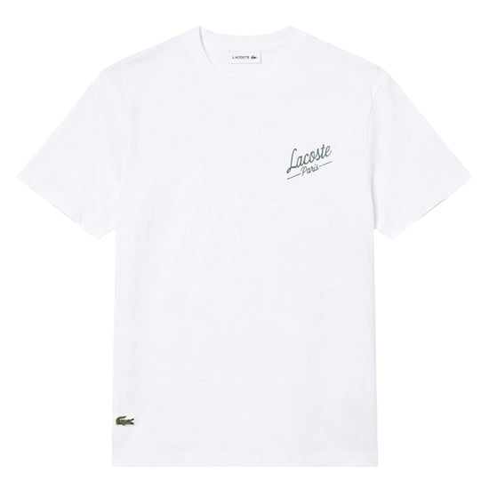 Lacoste - "Heritage" T-Shirt für Herren, Bio-Baumwolle (Weiß) - Image 2