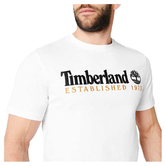 Timberland - "Heritage" T-Shirt für Herren, Baumwolle (Weiß) - Image 3