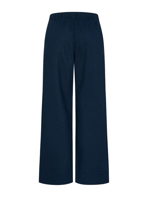 U.S. Polo Assn. Damen Leinenmix Hose mit elastischem Bund - Image 2