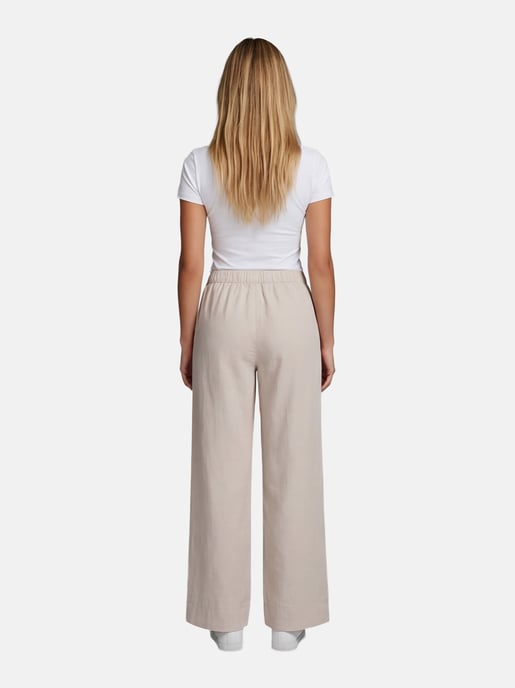 U.S. Polo Assn. Damen Leinenmix Hose mit elastischem Bund - Image 6