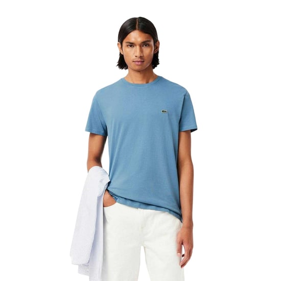 Lacoste - T-Shirt für Herren, Pima-Baumwolle (aus Peru) (Blau) - Image 3