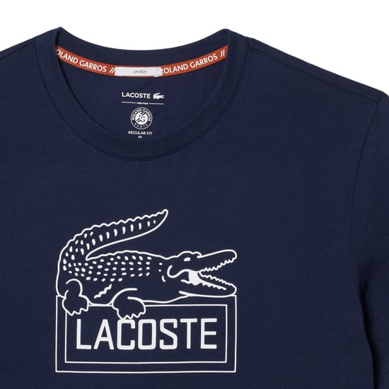 Lacoste - "Roland Garros Edition" T-Shirt für Herren (Blau) - Image 3