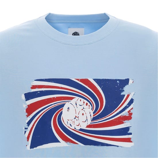 Pretty Green - T-Shirt für Herren, Logo (Himmelblau) - Image 3