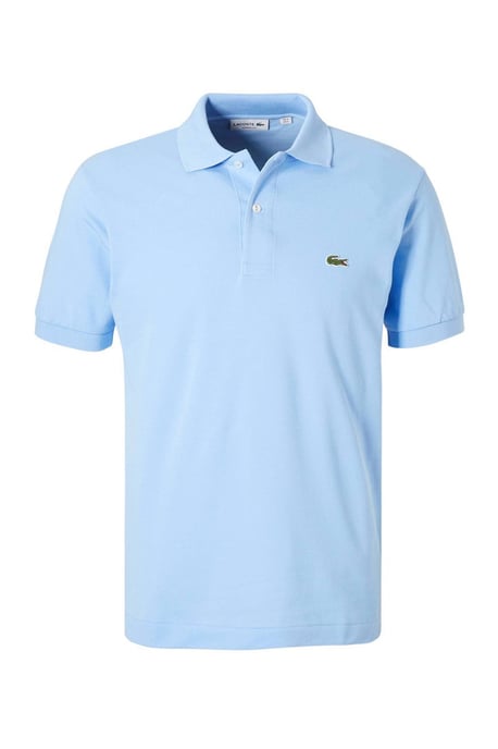 Original Lacoste Polo-Shirt mit Krokodil-Logo für Herren Blau Baumwolle. Authentische Kleidung von Lacoste - Streetwear/Sportswear Design von Lacoste - Lacoste für Herren Fashion, perfekt für den Alltag - Lacoste Polo in der Farbe Blau passt perfekt zum R - Image 1