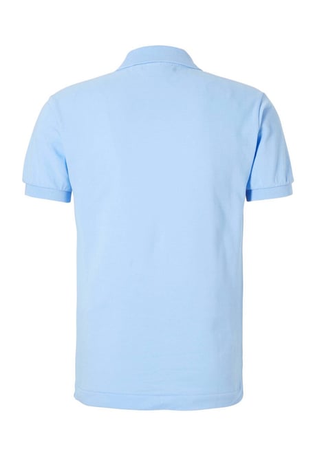 Original Lacoste Polo-Shirt mit Krokodil-Logo für Herren Blau Baumwolle. Authentische Kleidung von Lacoste - Streetwear/Sportswear Design von Lacoste - Lacoste für Herren Fashion, perfekt für den Alltag - Lacoste Polo in der Farbe Blau passt perfekt zum R - Image 2