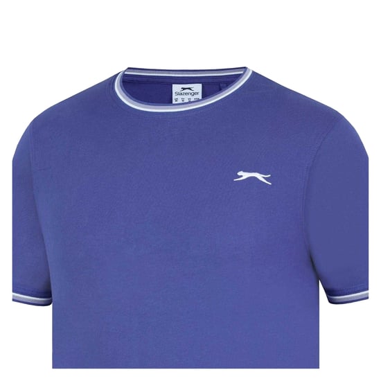 Slazenger - T-Shirt für Herren, Baumwolle (Glockenblumen-Blau) - Image 3
