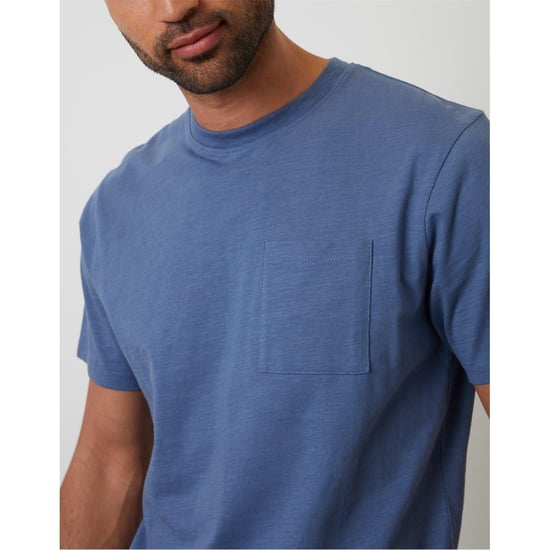 Threadbare - T-Shirt für Herren, Brusttasche, Regulär (Jeansblau) - Image 3