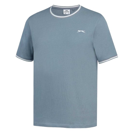 Slazenger - T-Shirt für Herren, Baumwolle (Graublau) - Image 3