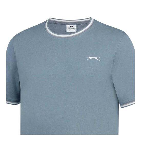Slazenger - T-Shirt für Herren, Baumwolle (Graublau) - Image 4