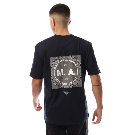 Marshall Artist - "Siren" T-Shirt für Herren, Rundhalsausschnitt (Marine) - Image 3