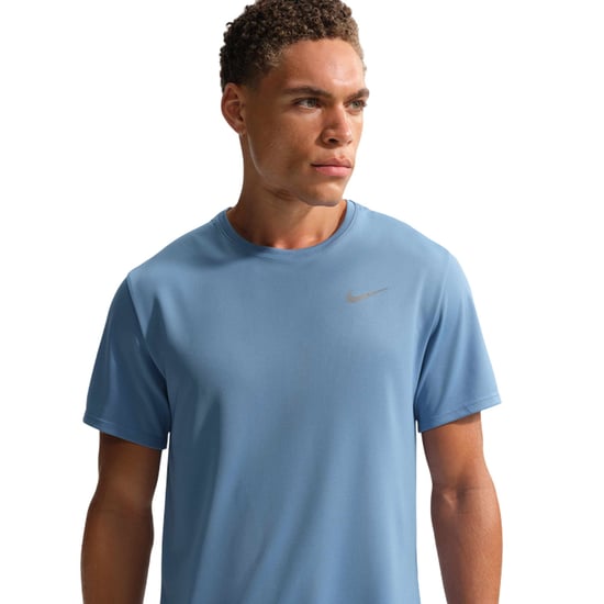 Nike - "Miler" T-Shirt für Herren, Reflektierende Details (Blau) - Image 1