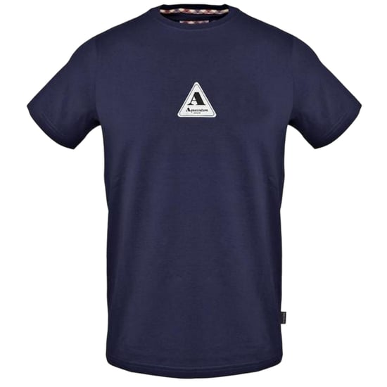 Aquascutum - T-Shirt für Herren, Rundhalsausschnitt, Jersey (Marine) - Image 1