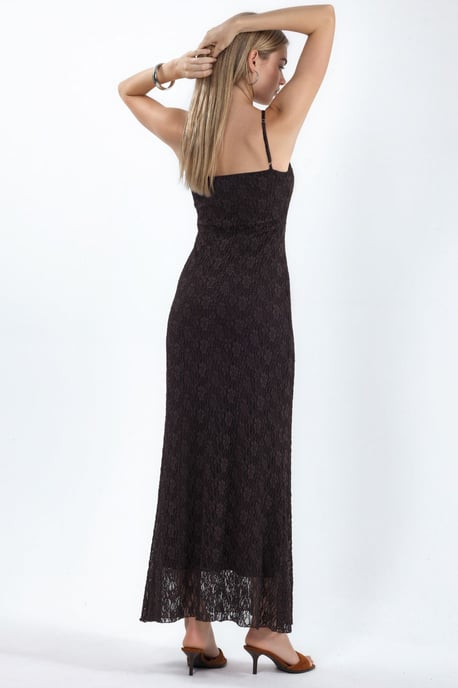 Trägerloses Spitzen-Midikleid - Image 6