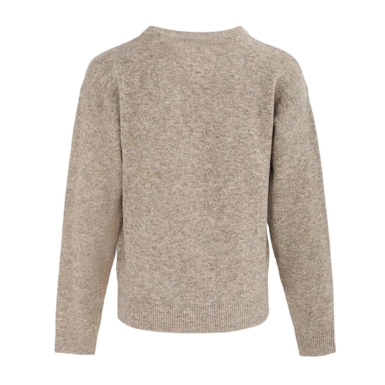 Biba - Pullover für Damen, Jacquard, Feier (Beige/Schwarz) - Image 2