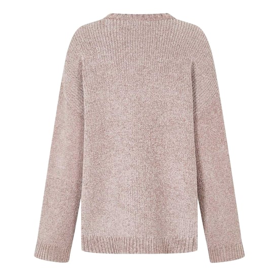 Jack Wills - Pullover Top für Damen, Rundhalsausschnitt, Chenille (Braungrau) - Image 2