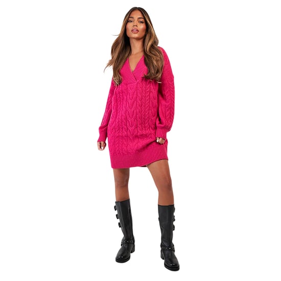 Threadbare - "Chalk" Strickkleid für Damen (Pink) - Image 4