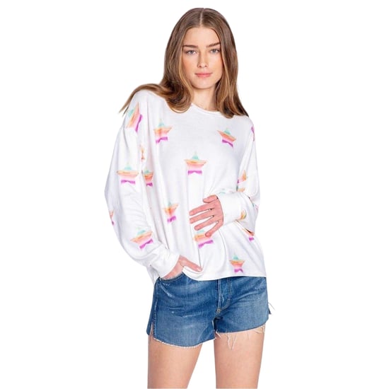 PJ Salvage - Pullover für Damen, Sweatshirt-Stoff, leger (Naturweiß) - Image 1