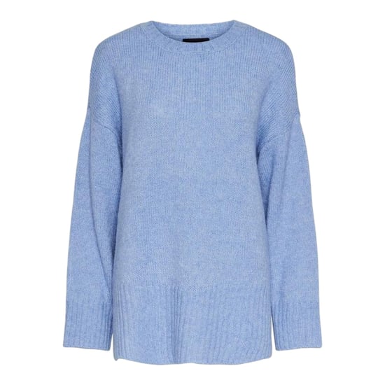 Pieces - Pullover für Herren/Damen Unisex, Überschnittene Schulter, leger (Hortensie) - Image 1