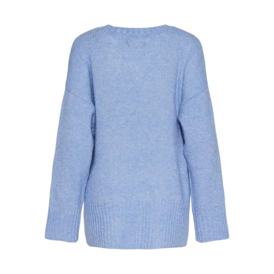 Pieces - Pullover für Herren/Damen Unisex, Überschnittene Schulter, leger (Hortensie) - Image 2